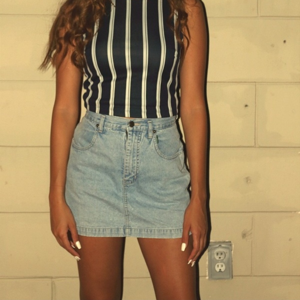 Women's Pepe London Vintage Denim Jean Skort 26